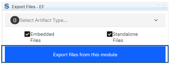 Choose Folder from dropdown selection